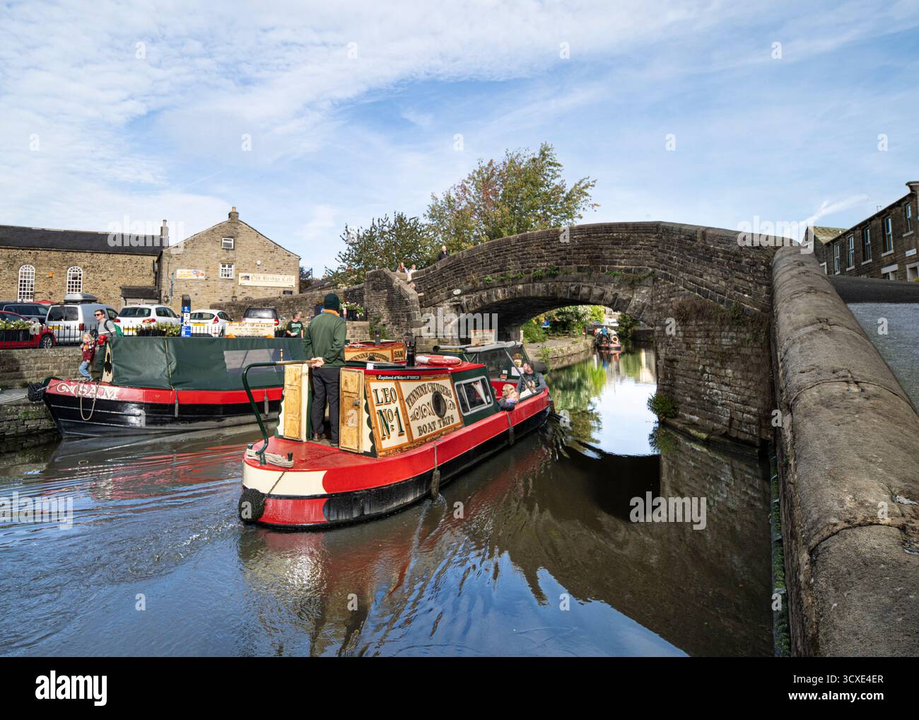 Porticciolo di Skipton sul Leeds Liverpool Canal Foto Stock