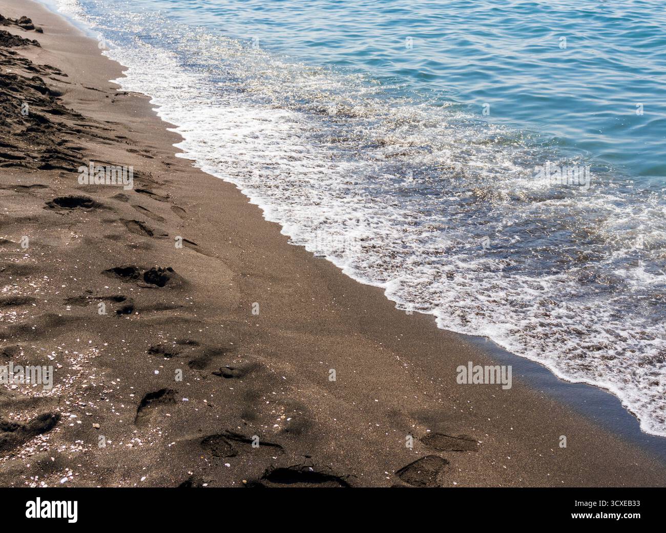 Primo piano dell'onda del mare Foto Stock