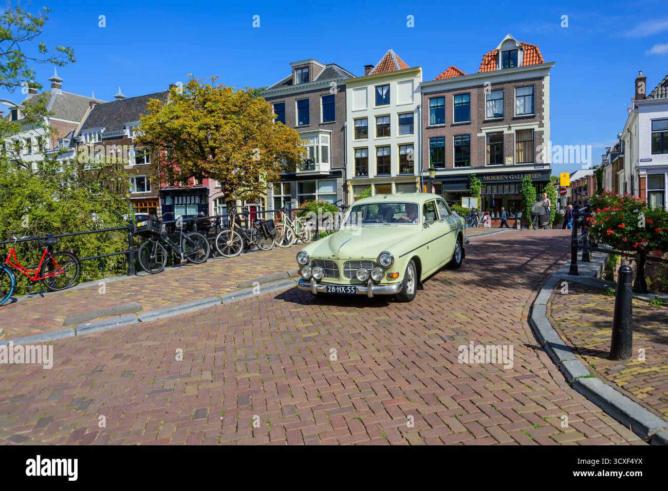Utrecht, Alter Volvo // Utrecht, auto Volvo d'epoca Foto Stock