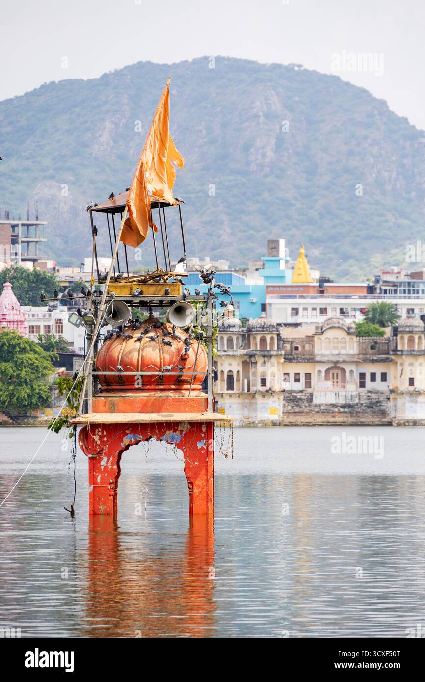Lago Pushkar, Pushkar, Rajasthan, India, Asia Foto Stock