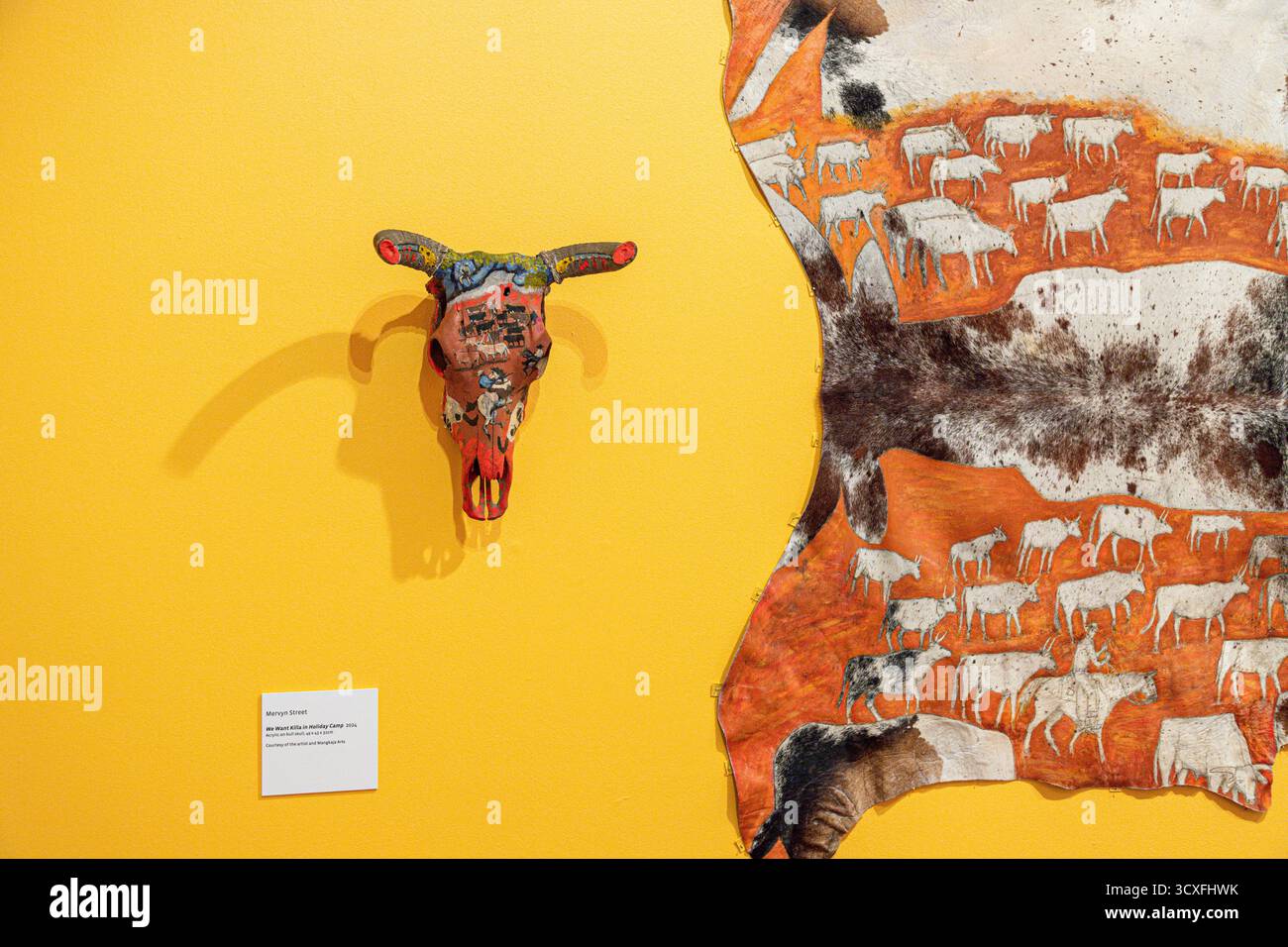 Mostra di Mervyn Street nel Fremantle Arts Centre, Fremantle 6160 (Walyalup) vicino a Perth, Australia Occidentale, WA, Australia Foto Stock