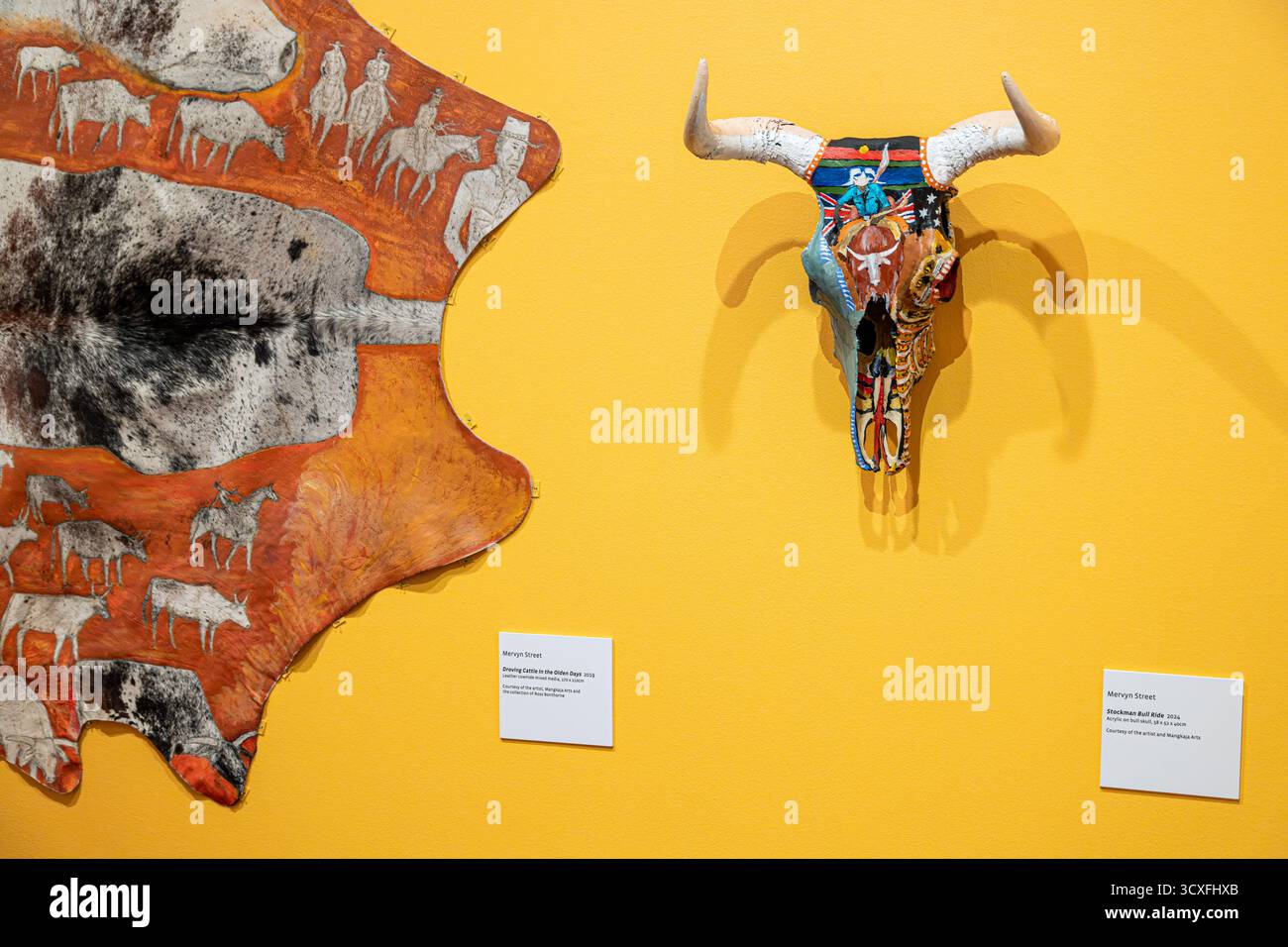 Mostra di Mervyn Street nel Fremantle Arts Centre, Fremantle 6160 (Walyalup) vicino a Perth, Australia Occidentale, WA, Australia Foto Stock