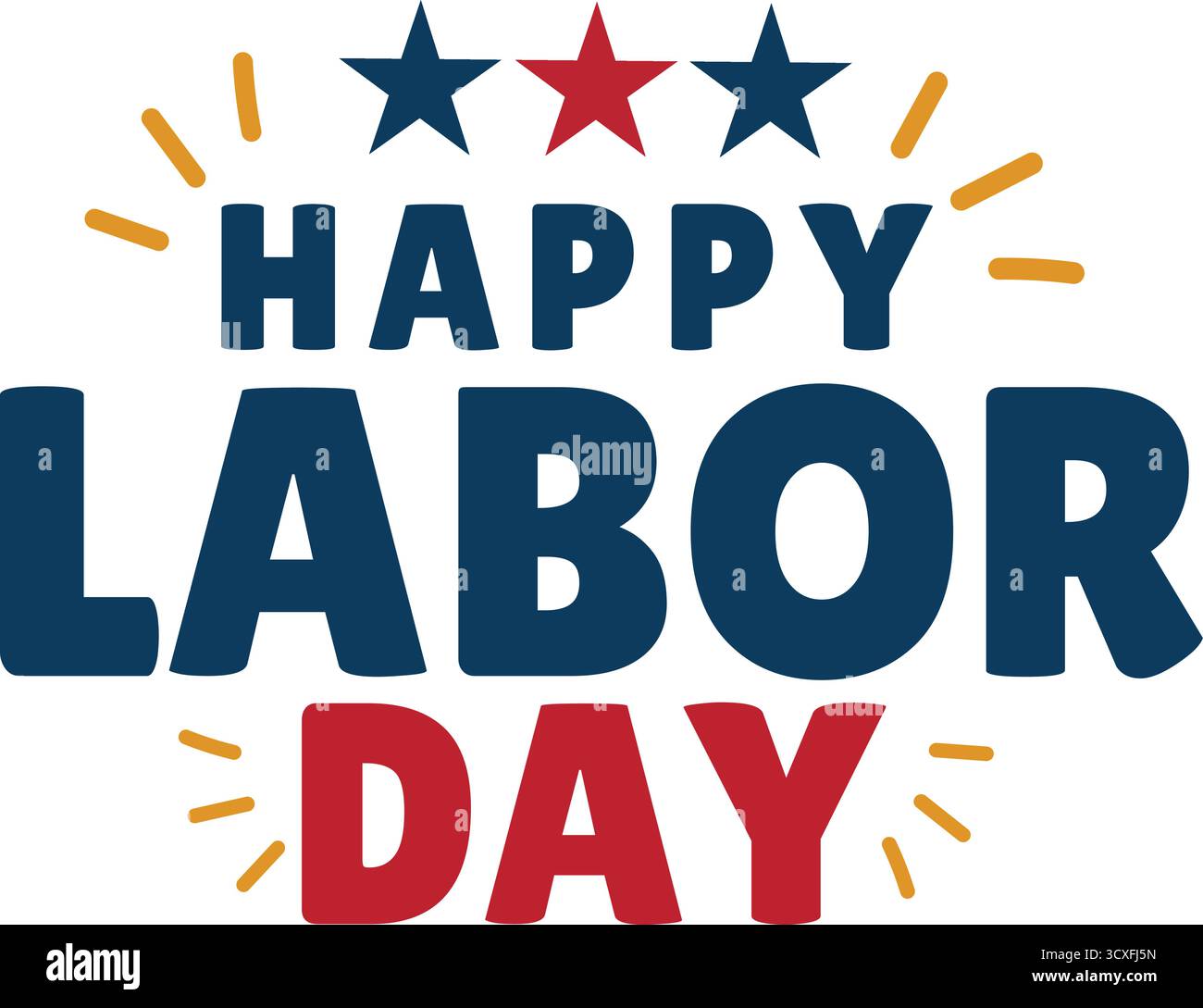 Modello di progettazione vettoriale per il giorno del lavoro felice. Utilizzabile per banner, sfondo e scheda. Illustrazione Vettoriale