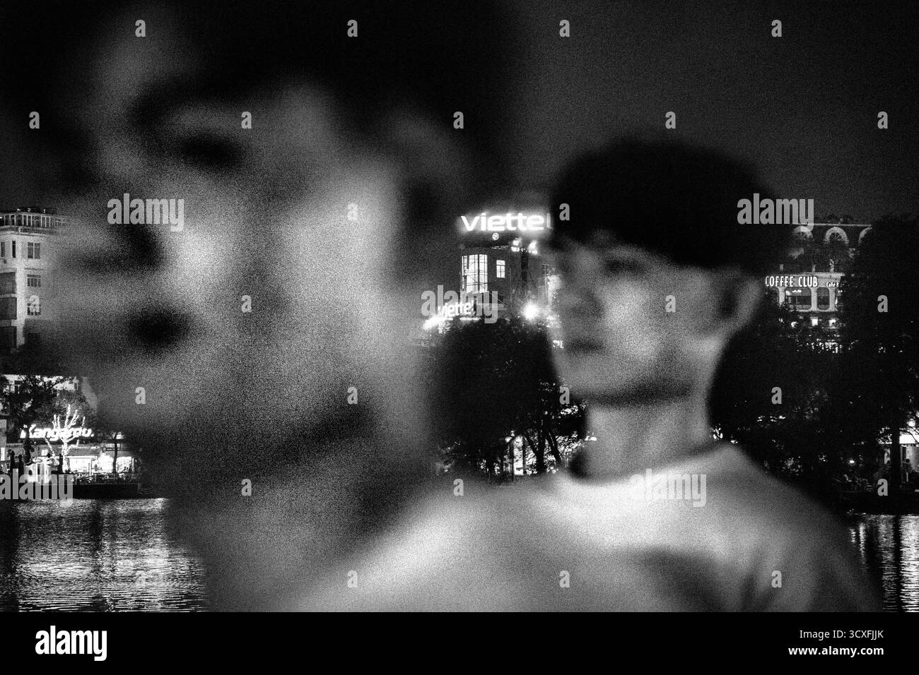 Vietnam, Hanoi, Lago Hoan Kiem Foto Stock