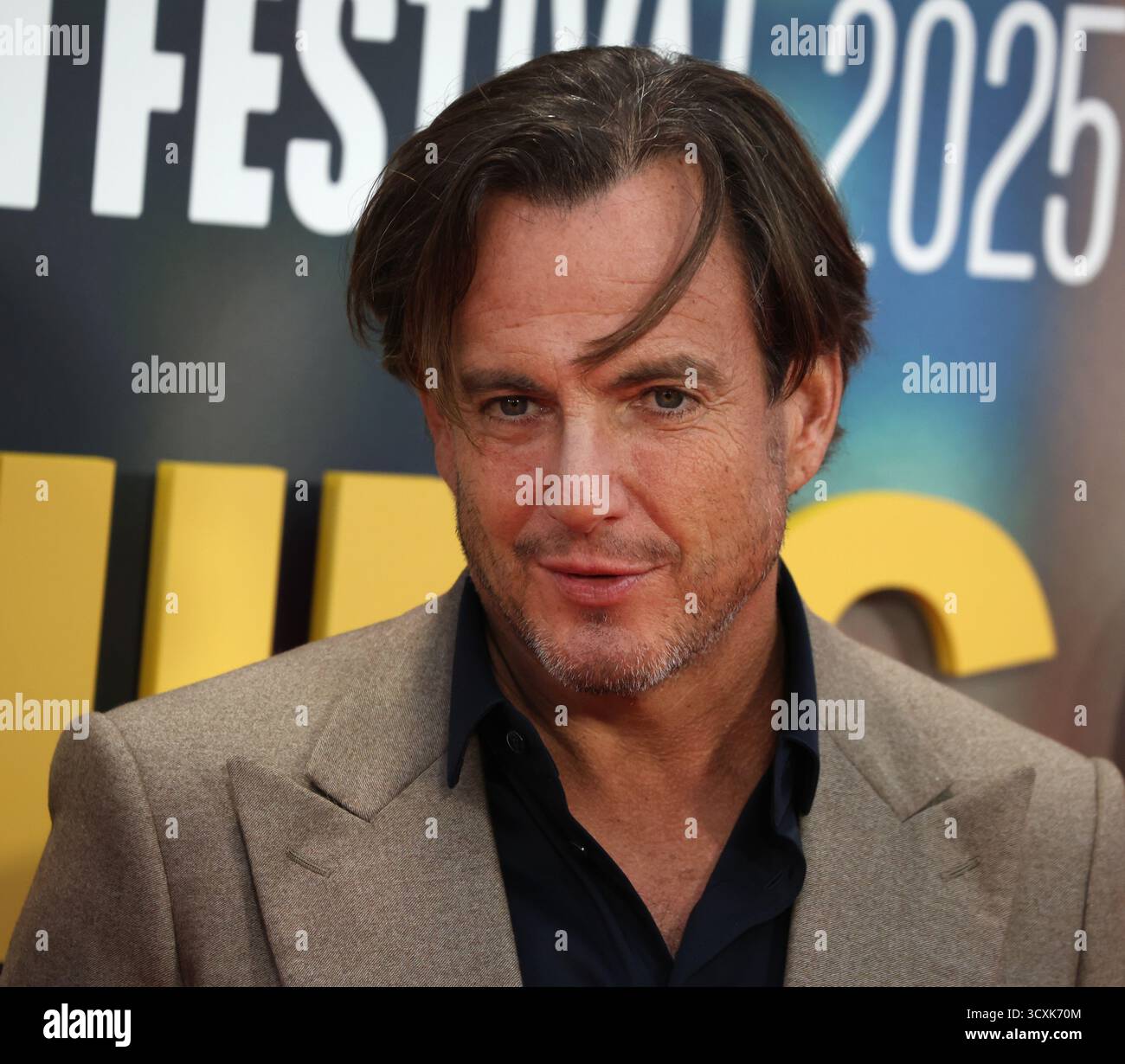 Londra, Regno Unito. 14 ottobre 2025. Will Arnett partecipa alla premiere 'Is This Thing On?' UK al 69° BFI London Film Festival alla Royal Festival Hall. Credito: SOPA Images Limited/Alamy Live News Foto Stock