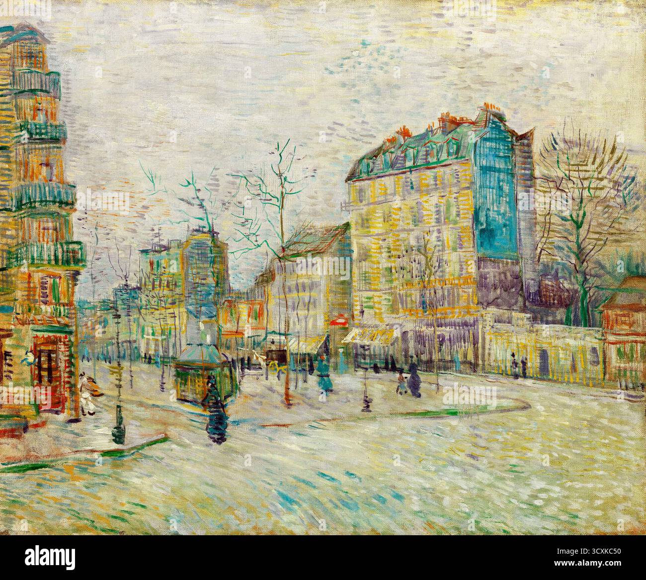 Boulevard de Clichy. Vincent van Gogh. 1887. Foto Stock