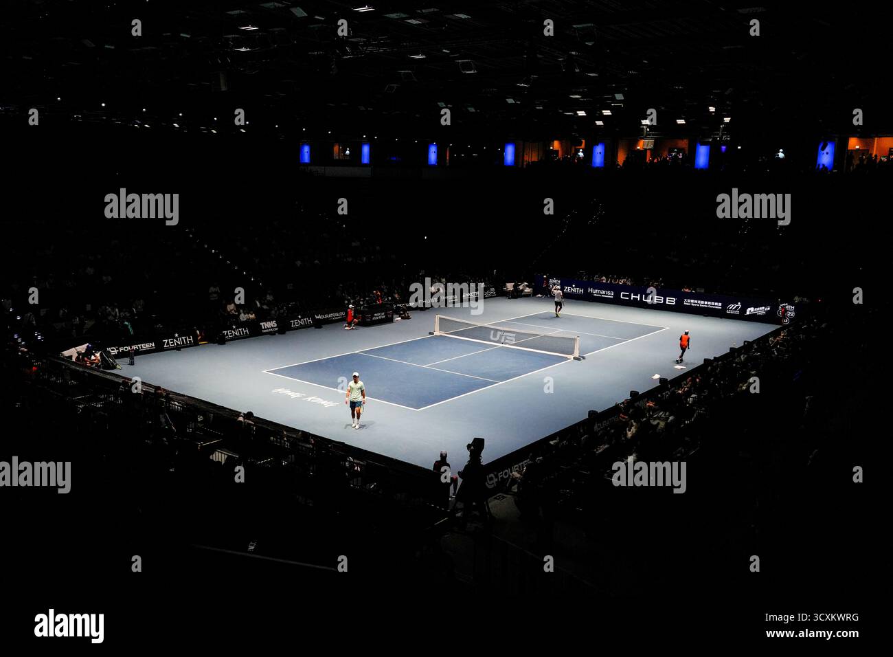 Una vista generale che mostra la sede della partita all'UTS di Hong Kong il 15 ottobre 2025 a Hong Kong. (Foto di Vernon Yuen/Nexpher Images) Foto Stock