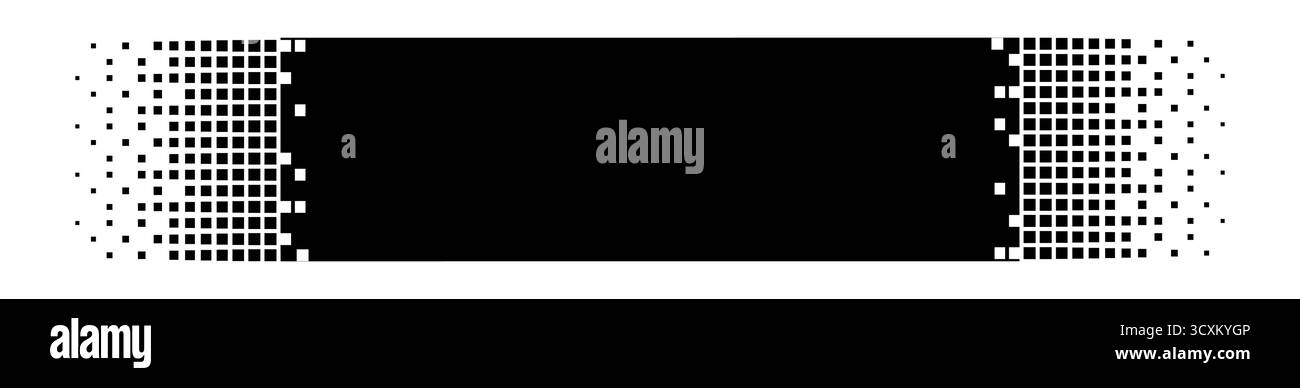 Banner grafico astratto con disegno geometrico Illustrazione Vettoriale