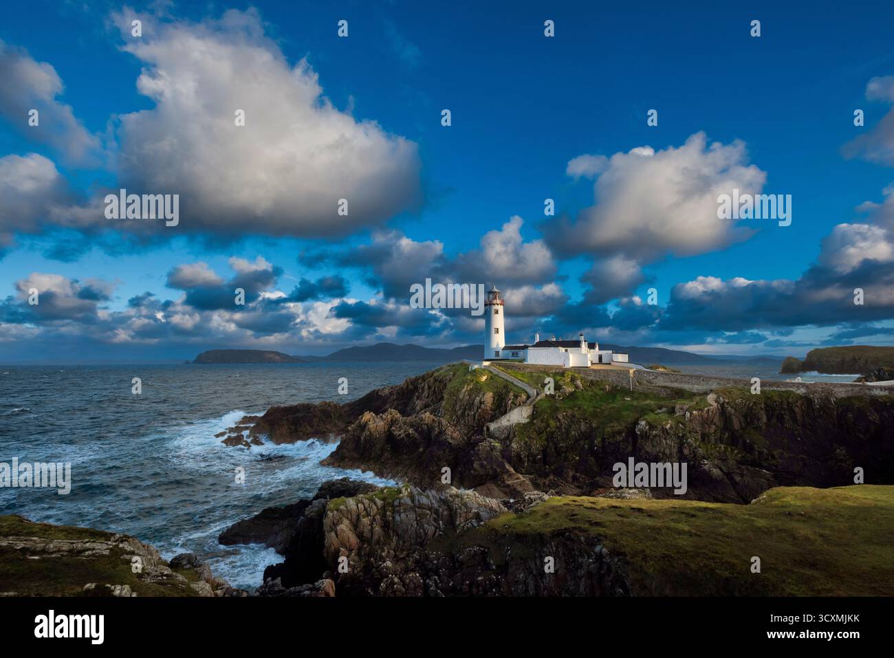 Fanad Head Lighthouse County Donegal, Irlanda Foto Stock