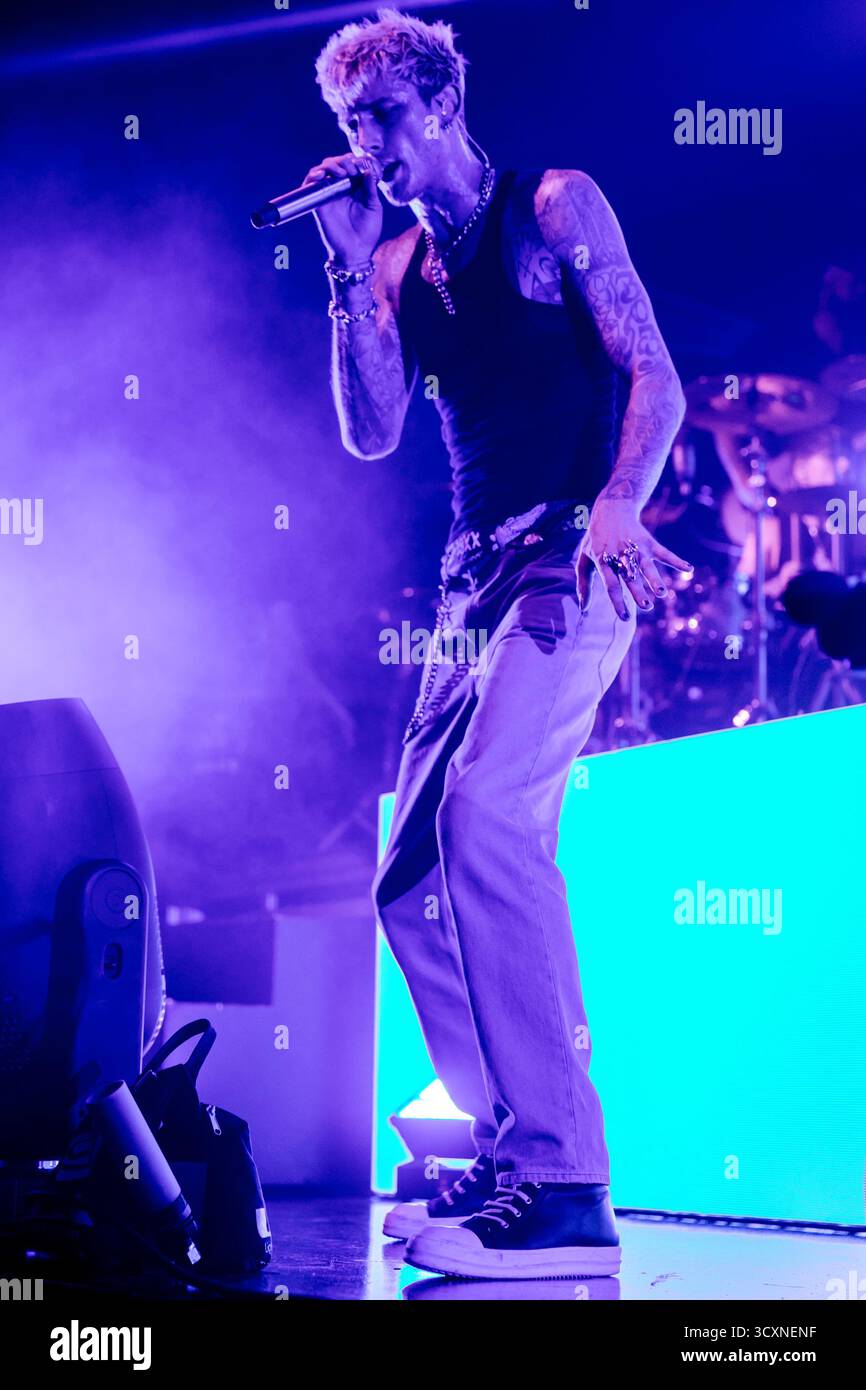 Machine Gun Kelly concerto dal vivo a Fabrique, Milano, 8 settembre 2019 © Giorgia De dato Foto Stock