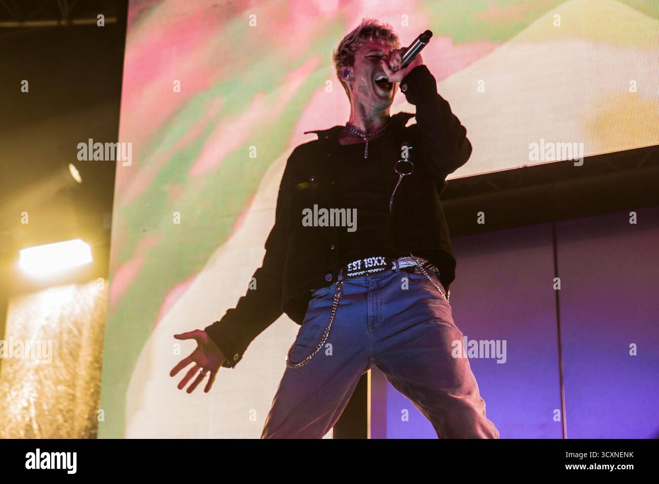 Machine Gun Kelly concerto dal vivo a Fabrique, Milano, 8 settembre 2019 © Giorgia De dato Foto Stock