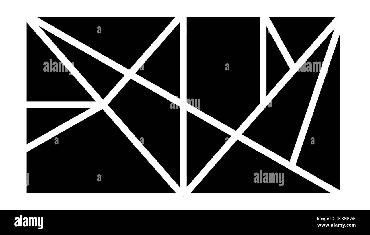 Rompicapo tangram creativo per esercizi cerebrali e divertimento Illustrazione Vettoriale