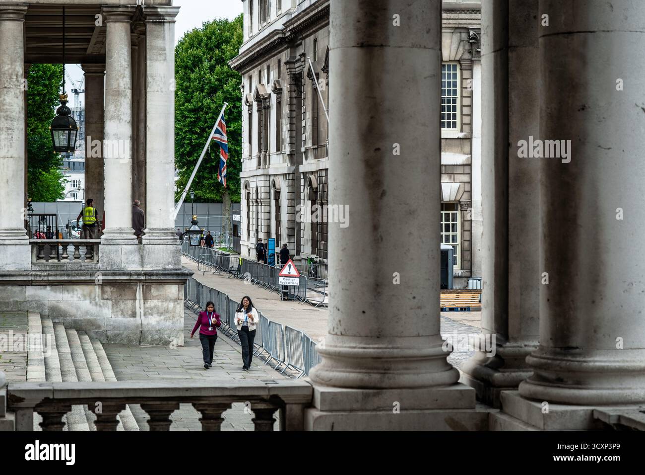 Old Royal Naval College - architettura classica a Greenwich, Londra Foto Stock