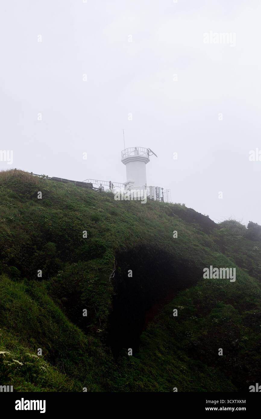 Sentiero costiero di Cape Seopjikoji, Isola di Jeju Foto Stock