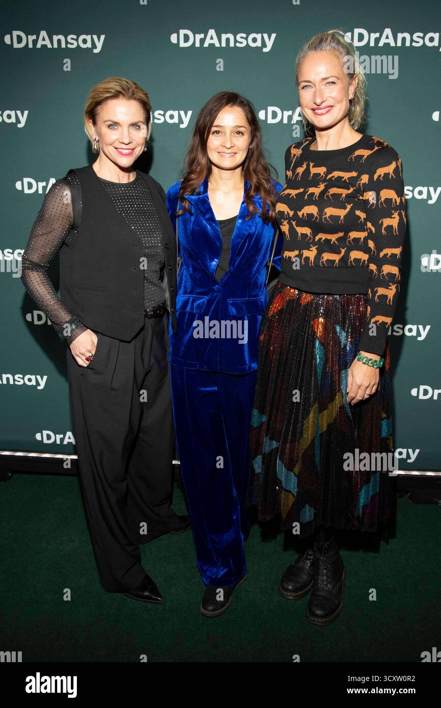 abb Gisa Zach, Sarah Alles ed Eva Mona Rodekirchen zu Gast bei der Feier zur Neupositionierung von DrAnsay im Soho House Berlin, Berlin den 15.10.2025 Berlin Deutschland *** abb Gisa Zach, Sarah Alles ed Eva Mona Rodekirchen come ospiti alla celebrazione del riposizionamento di DrAnsay alla Soho House Berlin, Berlin 15 10 2025 Berlino Germania Foto Stock