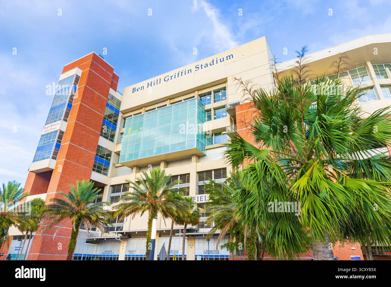 Gainesville, Florida - 3 ottobre 2025: Lo stadio Ben Hill Griffin ospita la squadra di football della University of Florida Foto Stock