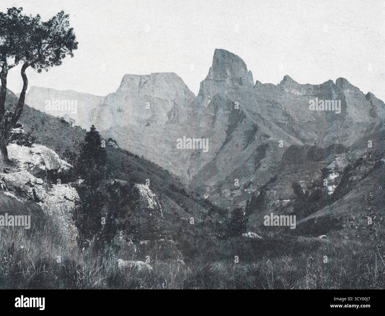 Sentinel, fonti Mont Aux, Sud Africa, intorno al 1927. Da una foto pubblicata nel 1946 in un volume dell'autobiografia della RT. L.S. Amery (dalla grande Guerra fino al periodo tra le due guerre fino al 1939). Foto Stock
