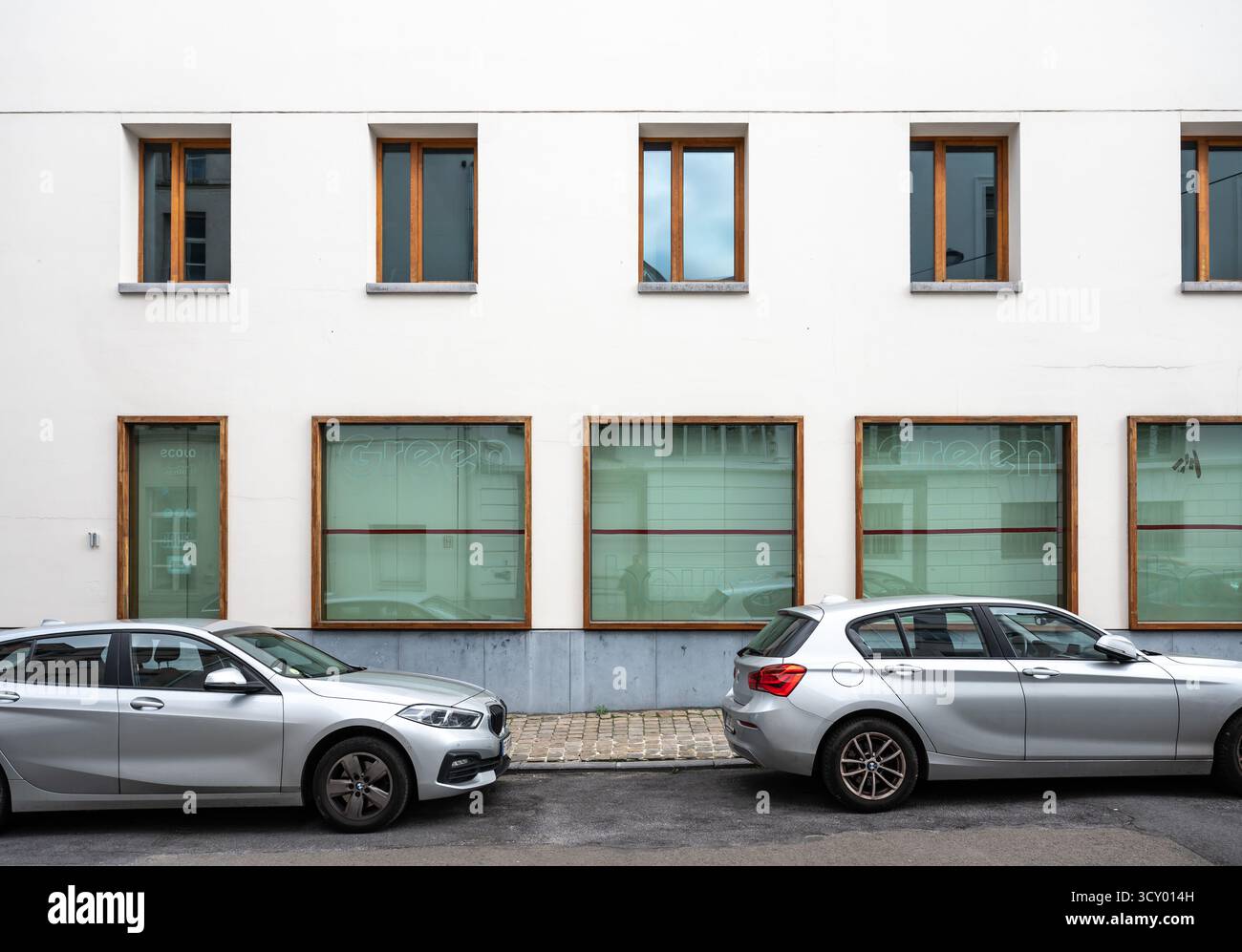 La serra, sede dei partiti politici Ecolo Groen a Bruxelles capitale, Belgio 12 PTOM 2025 Foto Stock