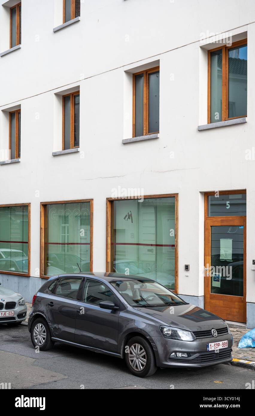 La serra, sede dei partiti politici Ecolo Groen a Bruxelles capitale, Belgio 12 PTOM 2025 Foto Stock