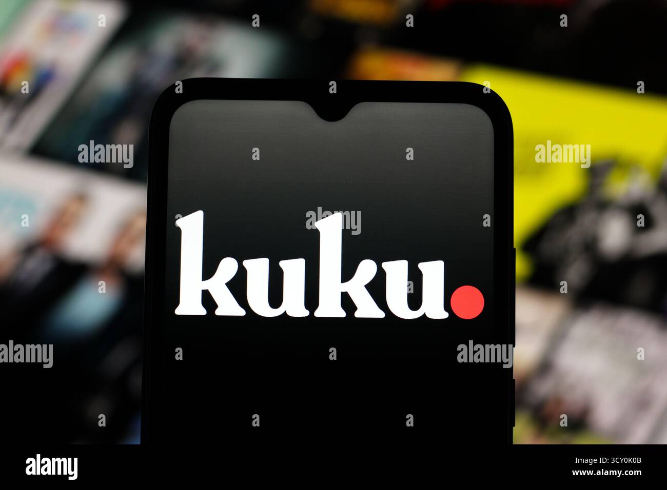 Canada. 16 ottobre 2025. In questa immagine, il logo Kuku FM viene visualizzato sullo schermo di uno smartphone. (Credit Image: © Thomas Fuller/SOPA Images via ZUMA Press Wire) SOLO PER USO EDITORIALE! Non per USO commerciale! Foto Stock