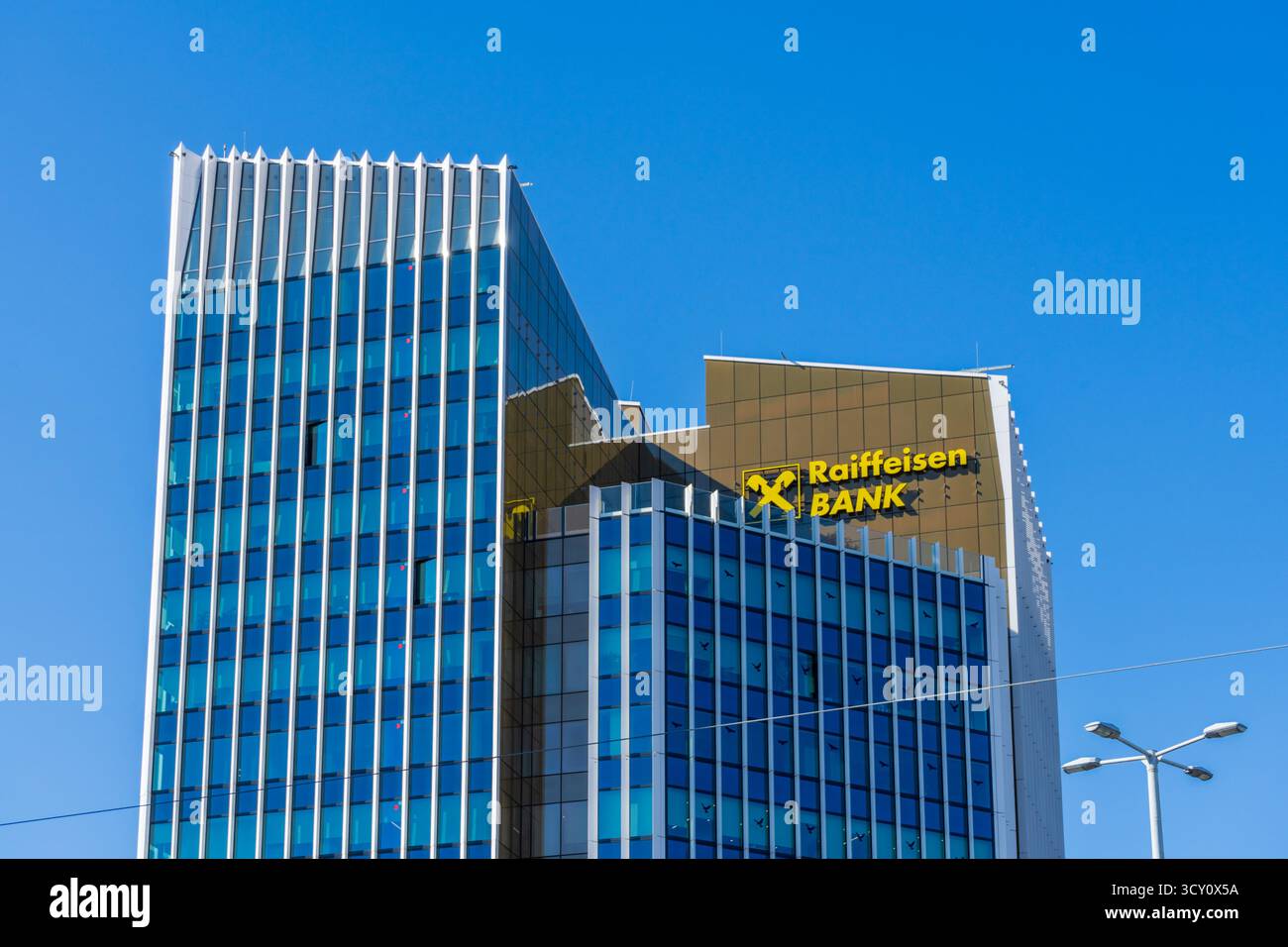 Raiffeisen Bank Tower a Budapest. Foto Stock