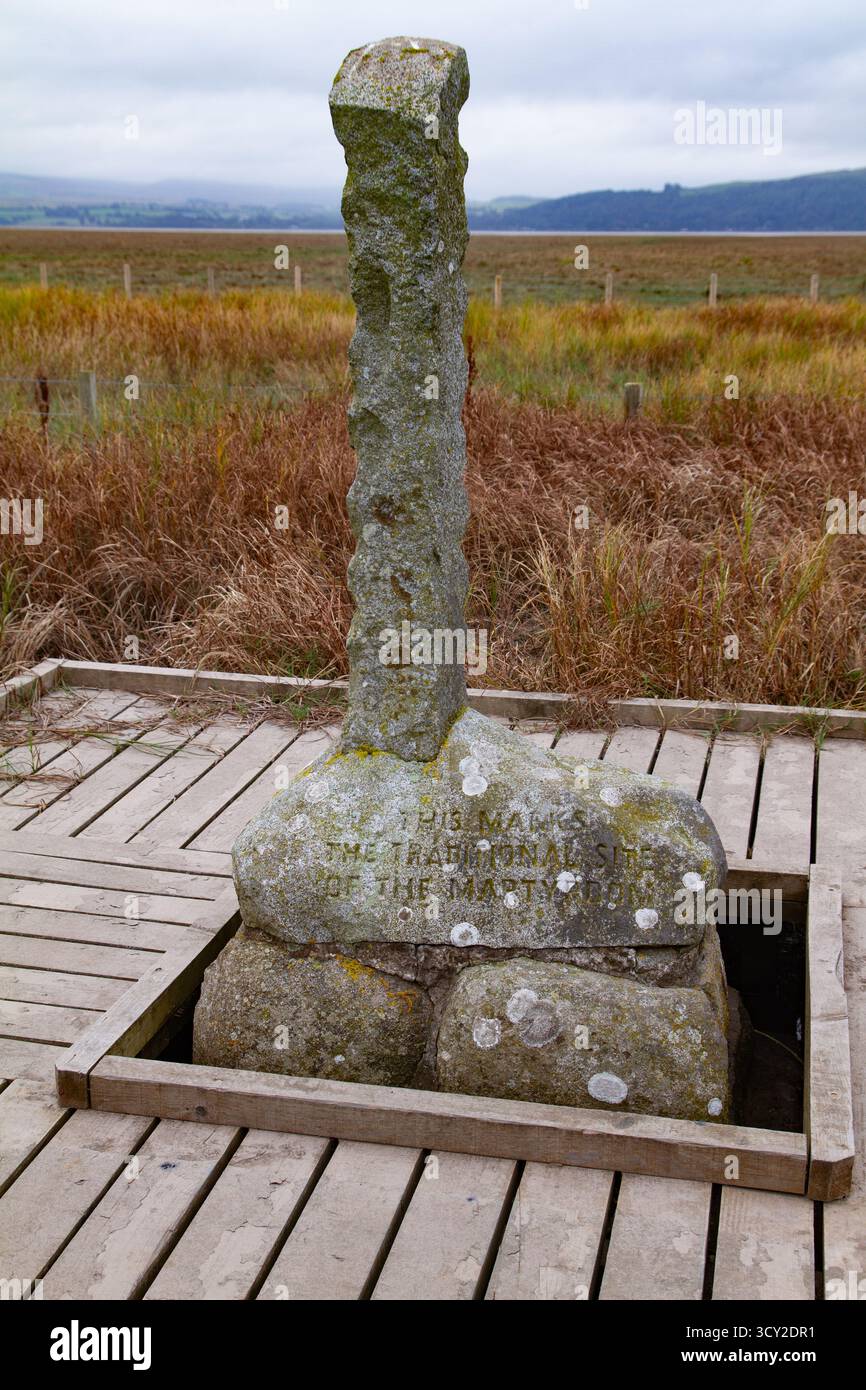 Wigtown Martyrs Monument, Wigtown, 2014 Foto Stock