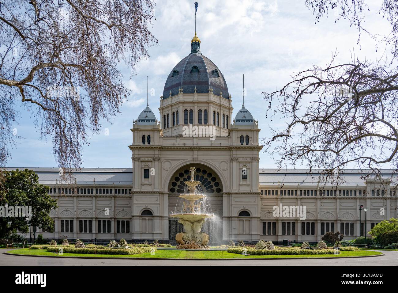 Royal Exhibition Building, giardini Carlton, Melbourne, Victoria, Australia Foto Stock