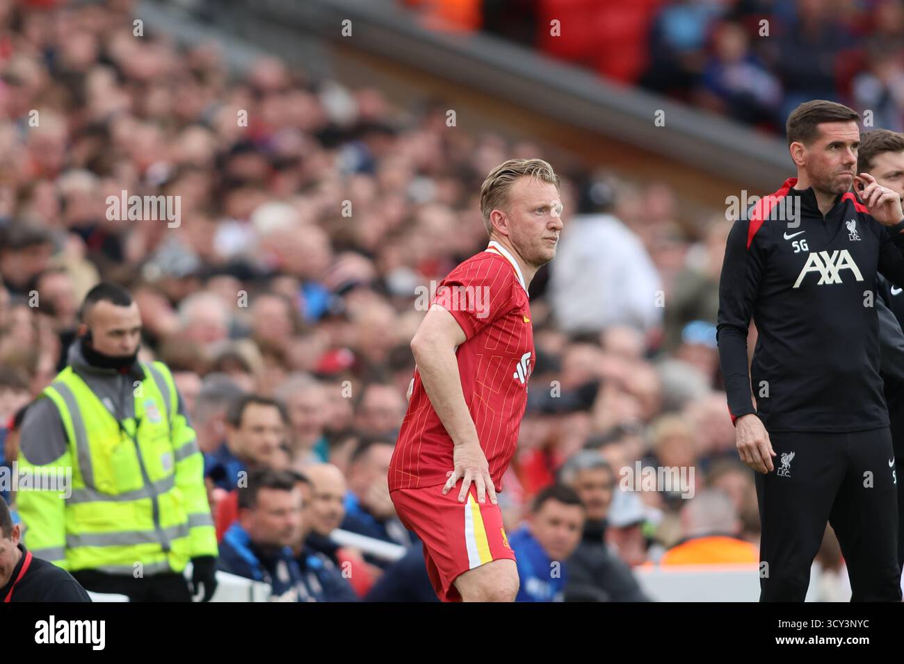 Dirk Kuyt Liverpool FC Legends vs Chelsea Legends Foto Stock