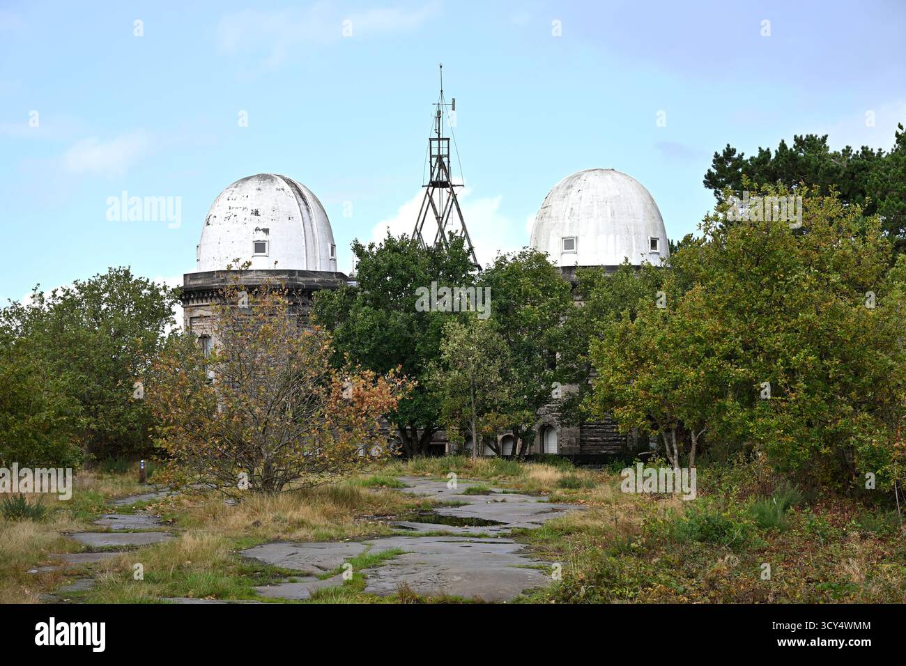 Lo storico osservatorio Bidston Hill Park Wirral, Regno Unito settembre Foto Stock