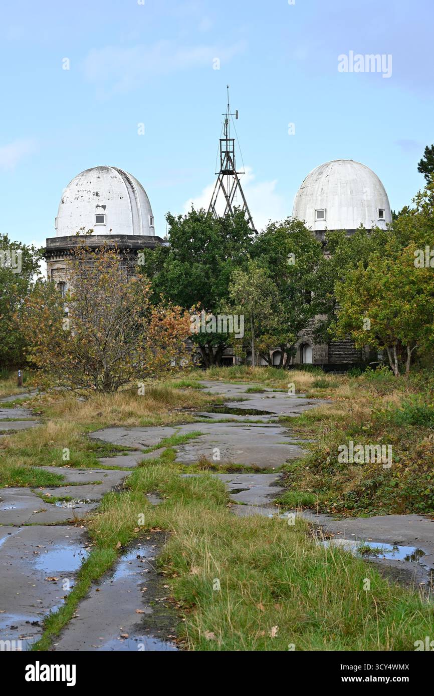 Lo storico osservatorio Bidston Hill Park Wirral, Regno Unito settembre Foto Stock