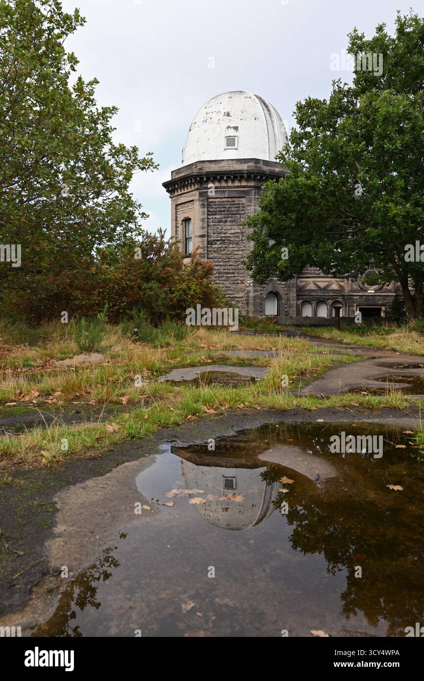 Lo storico osservatorio Bidston Hill Park Wirral, Regno Unito settembre Foto Stock