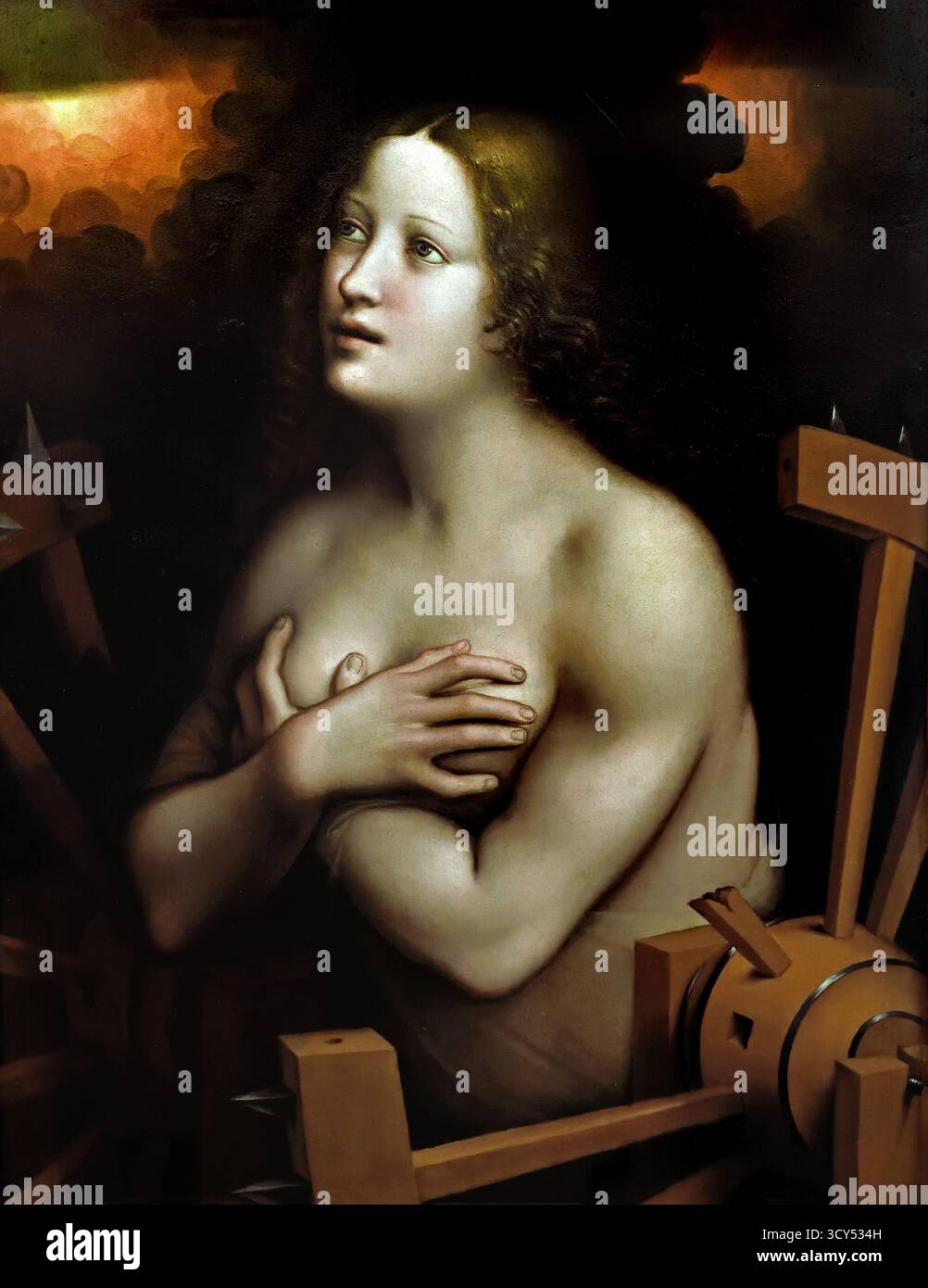 Santa Caterina d'Alessandria 1520 -1530 Giampietrino (Gian Pietro Rizzoli) 1508-1530 Milano Italia Giovanni Pietro Rizzoli Foto Stock