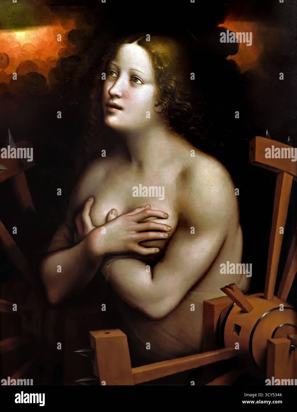 Santa Caterina d'Alessandria 1520 -1530 Giampietrino (Gian Pietro Rizzoli) 1508-1530 Milano Italia Giovanni Pietro Rizzoli Foto Stock