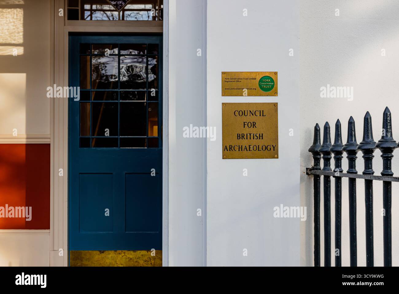 Uffici dello York Conservation Trust e del Council for British Archaeology Foto Stock