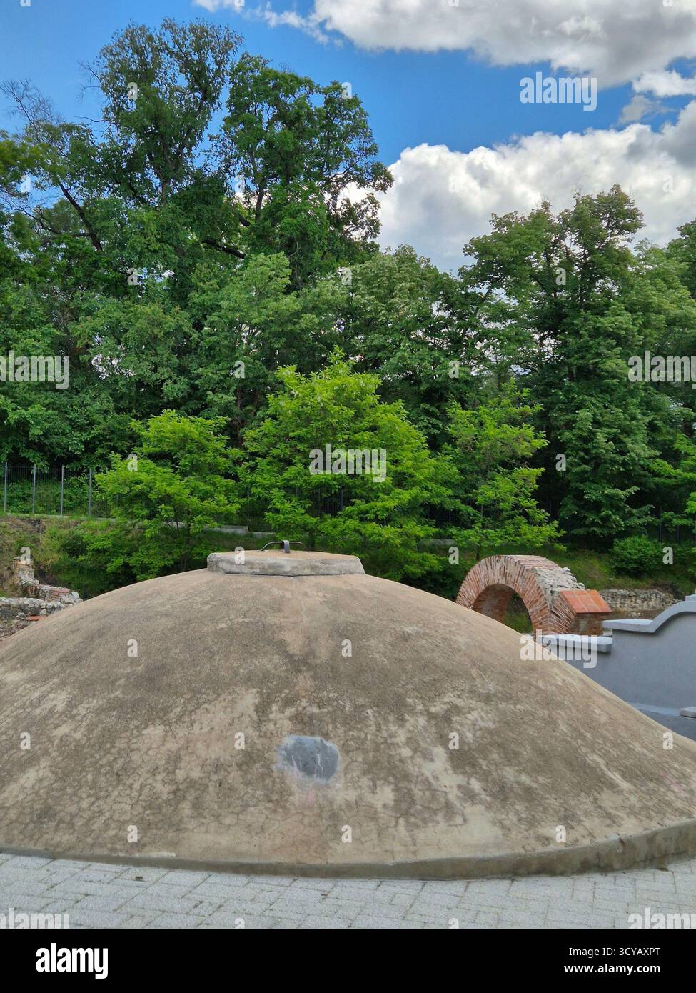Bagno romano del regno di Diocleziano Foto Stock