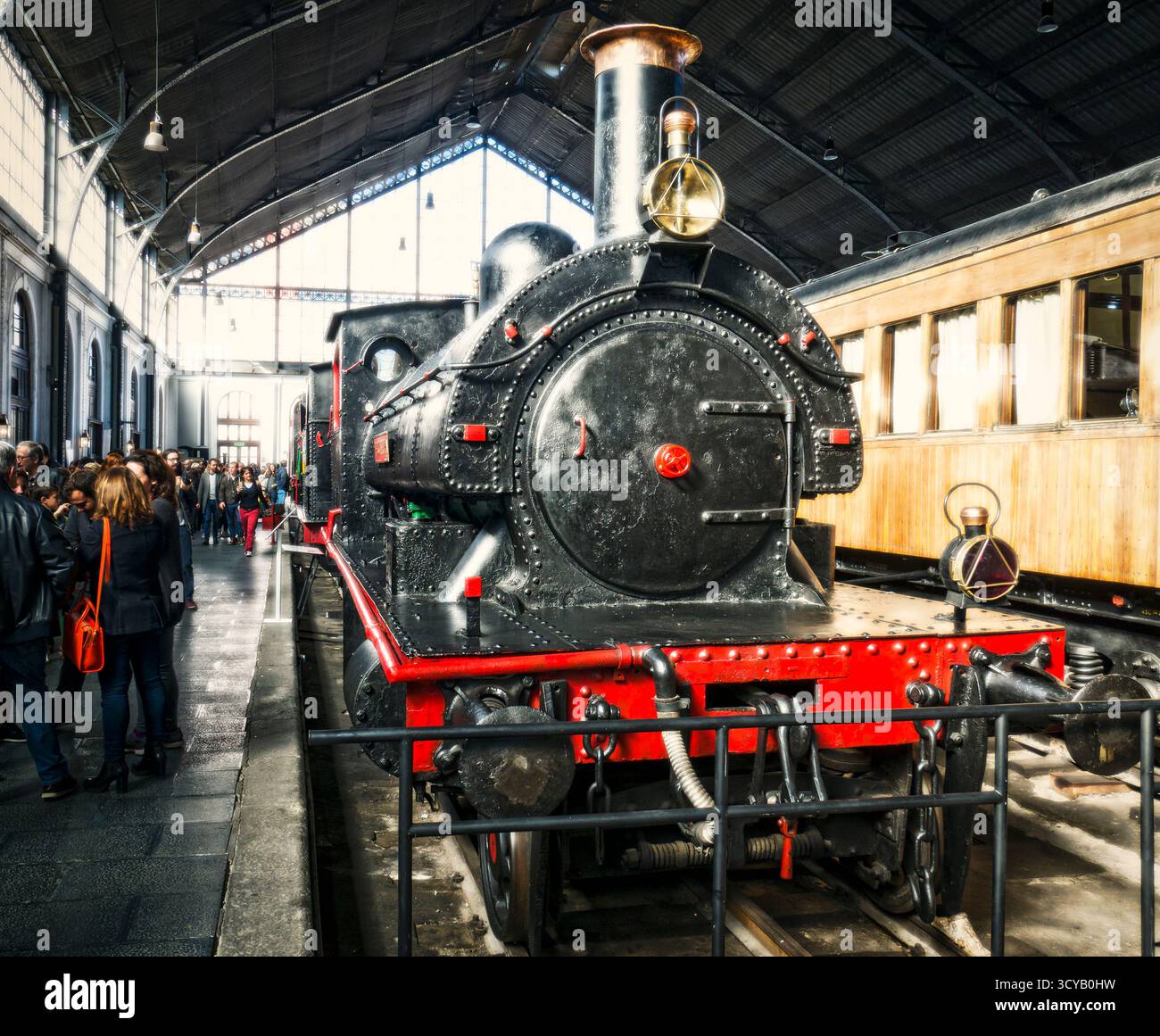 Museo del Ferrocarril. Madrid. España Foto Stock
