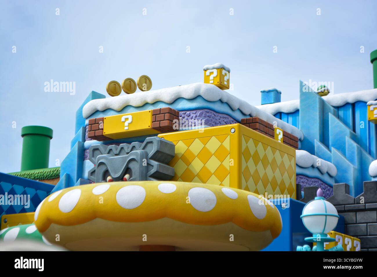 OSAKA, GIAPPONE - SEP 2025: Nintendo World. Super Nintendo World è un'area a tema presso gli Universal Studios Japan. Foto Stock