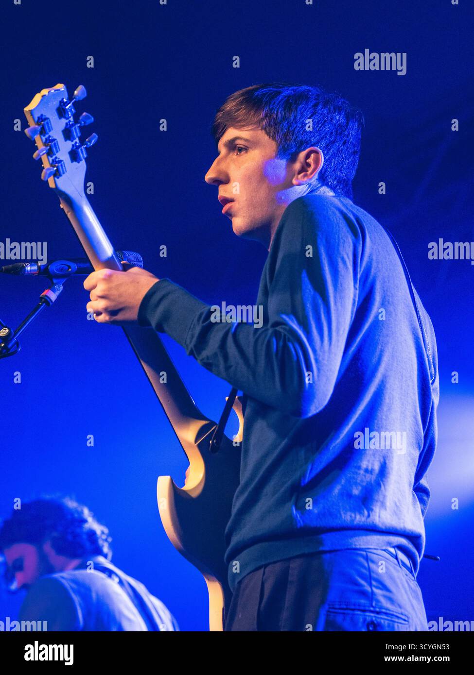Keele, Regno Unito. 18 ottobre 2025. Casino, la band nata a Liverpool che sostiene Lightning Seeds alla Keele Students Union nello Staffordshire. Credito Ian Knight/Alamy Live News Foto Stock