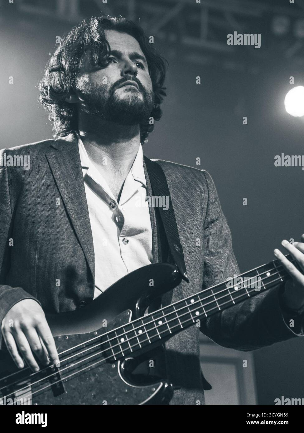 Keele, Regno Unito. 18 ottobre 2025. Casino, la band nata a Liverpool che sostiene Lightning Seeds alla Keele Students Union nello Staffordshire. Credito Ian Knight/Alamy Live News Foto Stock