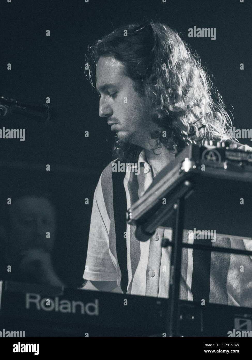 Keele, Regno Unito. 18 ottobre 2025. Casino, la band nata a Liverpool che sostiene Lightning Seeds alla Keele Students Union nello Staffordshire. Credito Ian Knight/Alamy Live News Foto Stock