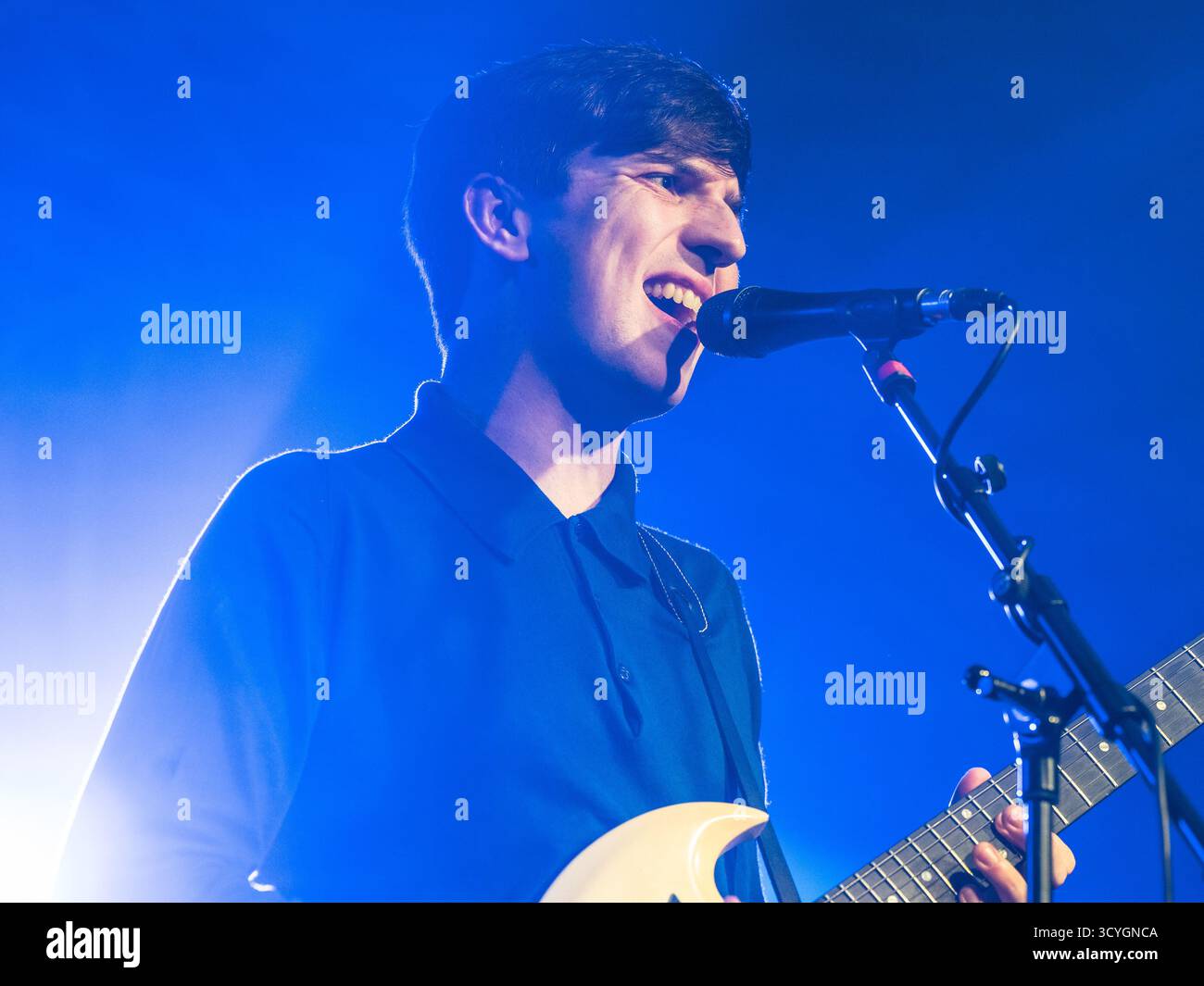 Keele, Regno Unito. 18 ottobre 2025. Casino, la band nata a Liverpool che sostiene Lightning Seeds alla Keele Students Union nello Staffordshire. Credito Ian Knight/Alamy Live News Foto Stock