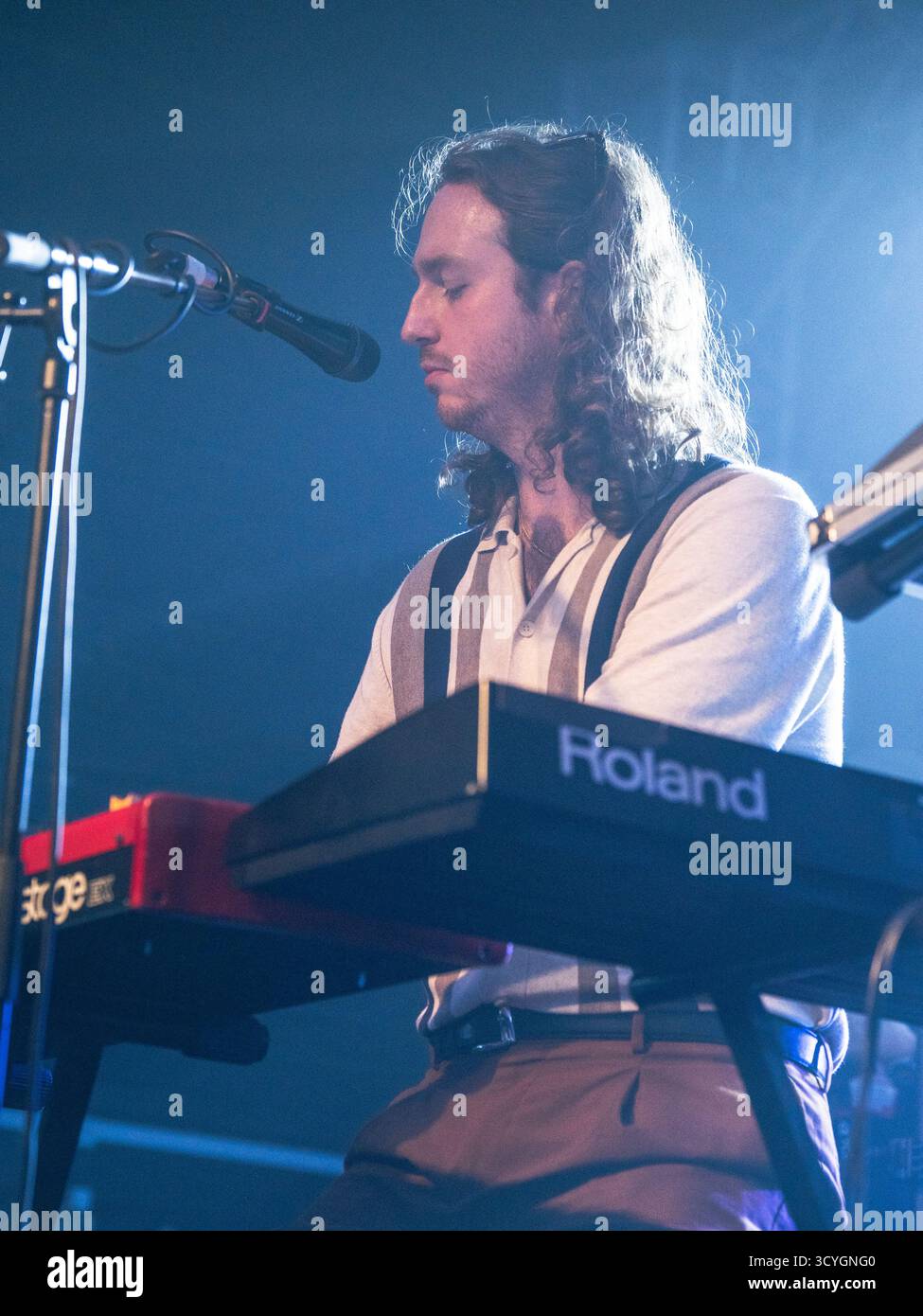 Keele, Regno Unito. 18 ottobre 2025. Casino, la band nata a Liverpool che sostiene Lightning Seeds alla Keele Students Union nello Staffordshire. Credito Ian Knight/Alamy Live News Foto Stock