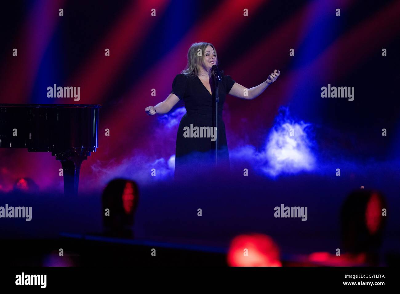 18 ottobre 2025, Dortmund, Westfalenhalle, Schlagerbooom 2025 - tutto brilla! Tutto luccica! - 11 Heinz Rudolf Kunze e Annett Louisan Foto Stock