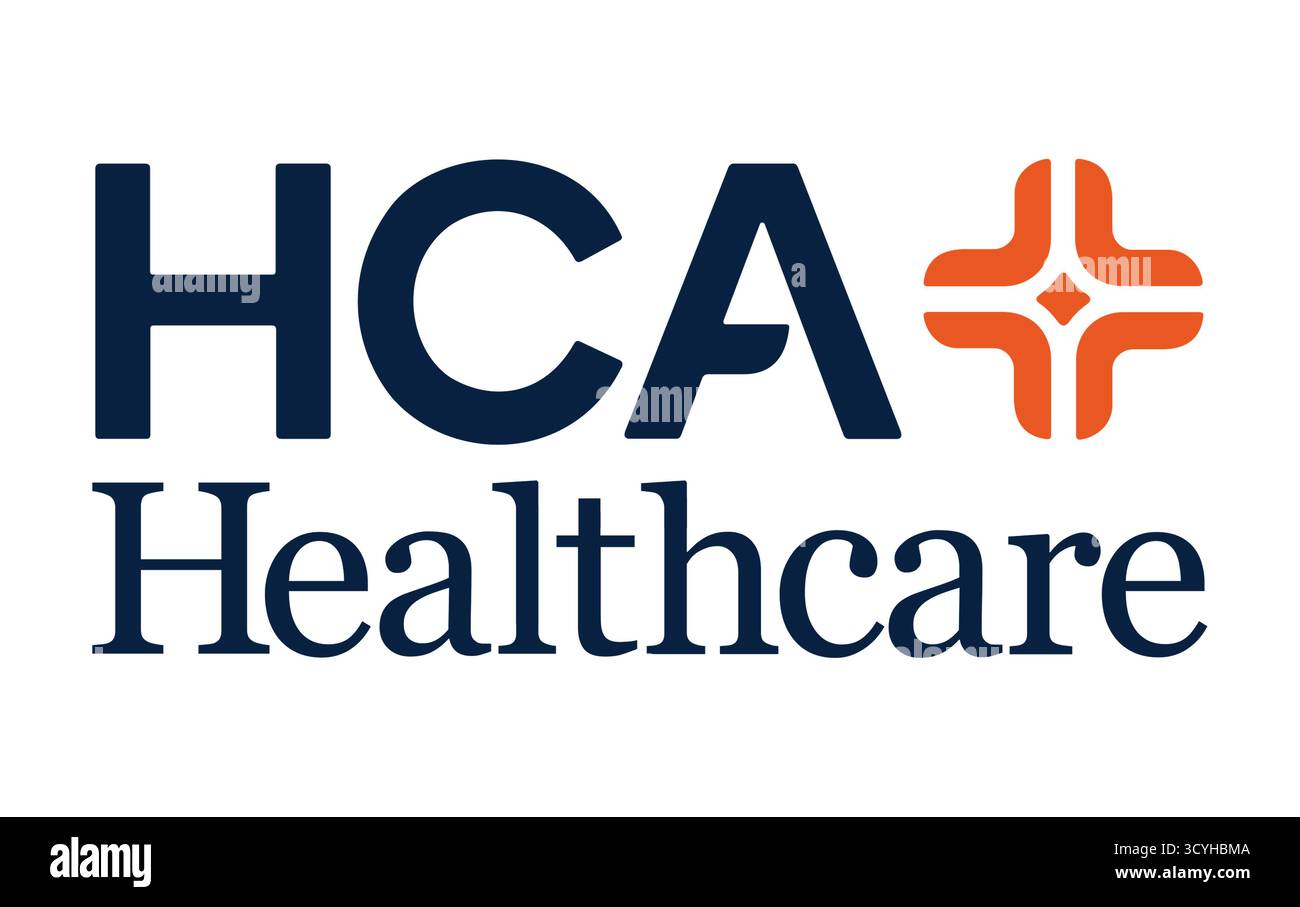Logo HCA Healthcare Foto Stock