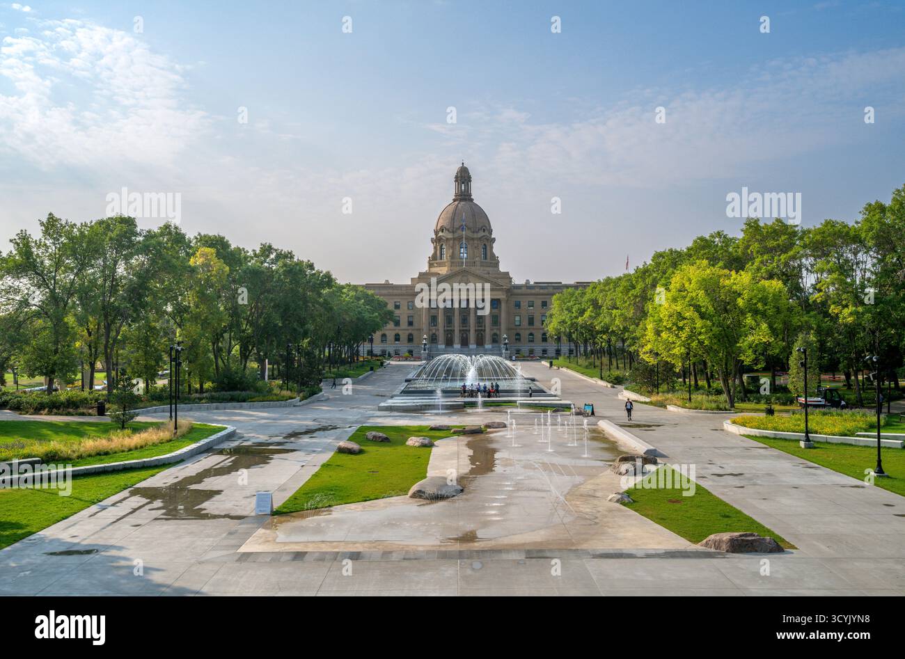 Alberta Legislature Building, Edmonton, Alberta, Canada Foto Stock