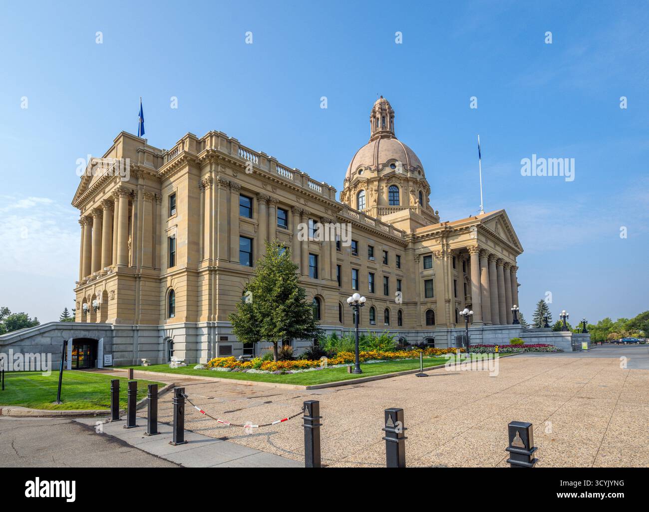 Alberta Legislature Building, Edmonton, Alberta, Canada Foto Stock