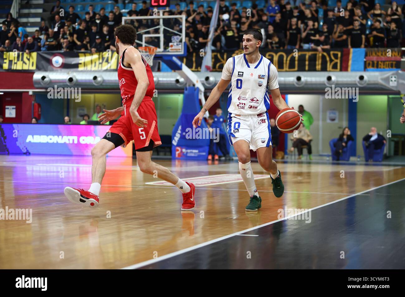 Rieti, Ri, Italia. 19 ottobre 2025. PARRAVICINI RIETI durante RSR Sebastiani Rieti vs Estra Pistoia - Vecchio Wide West serie A2 Maschile 2025-2026 - Round 7 regular season (Credit Image: © Alessio De Marco/ZUMA Press Wire) SOLO USO EDITORIALE! Non per USO commerciale! Foto Stock