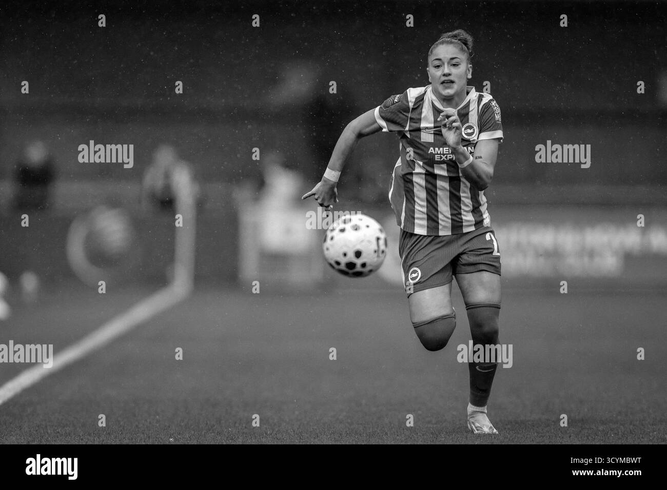 Carla Camacho 22 Brighton & Hove Albion) durante la partita di Coppa Subway Womens League tra Brighton & Hove Albion Women e Southampton Women, al Broadfields Stadium di Crawley, Inghilterra. (Neil Holmes/SPP) credito: SPP Sport Press Photo. /Alamy Live News Foto Stock