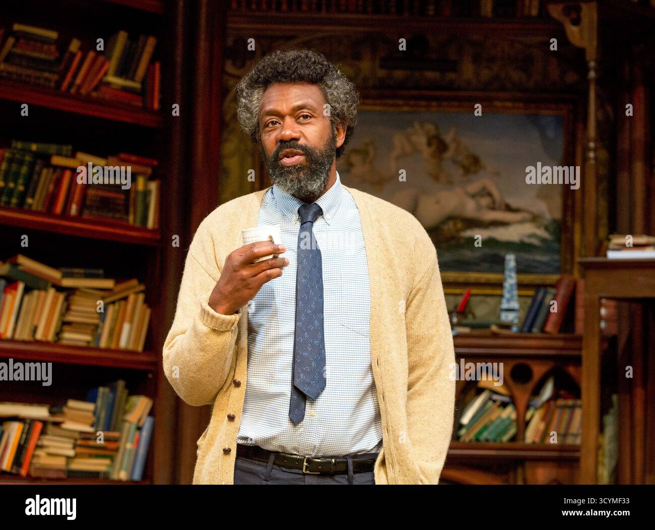 Lenny Henry (Frank) in EDUCATING RITA di Willy Russell al Minerva Theatre, Chichester Festival Theatre, West Sussex, Inghilterra 23/06/2015 design: Ellen Cairns illuminazione: Johanna Town regista: Michael Buffong Foto Stock