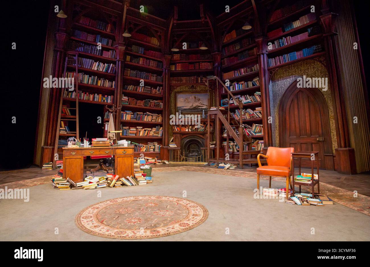Scenografia per EDUCARE RITA di Willy Russell al Minerva Theatre, Chichester Festival Theatre, West Sussex, Inghilterra 23/06/2015 design: Ellen Cairns illuminazione: Johanna Town regista: Michael Buffong Foto Stock